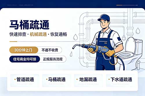 十堰马桶疏通